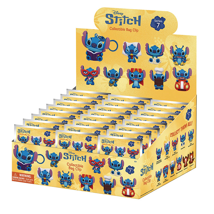 Stitch Series 7 3D Collectable Keychains